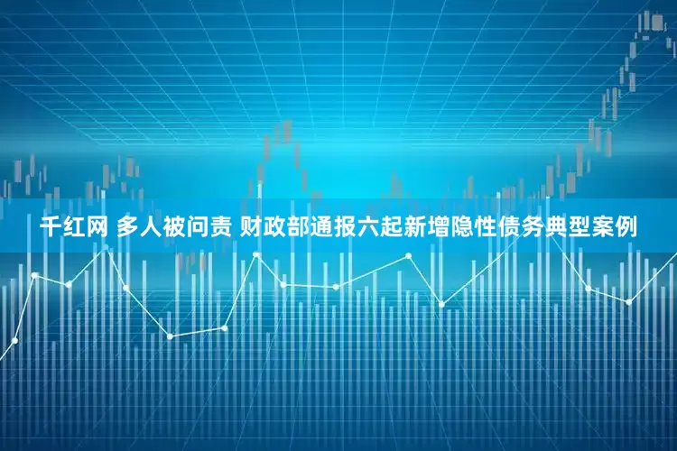 千红网 多人被问责 财政部通报六起新增隐性债务典型案例